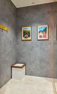 Acrylic paintings at Beverly Hills Polo club Dubai